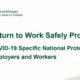 Return to Work safely protocol